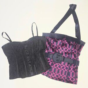 Corset & Halter Top Bundle of 2 – Size Small